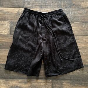 SONG FOR THE MUTE Floral Pattern Tone on Tone Shorts Sz M/48 NEW $500!!